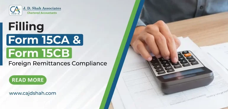 Banner-Filing Form 15CA & Form 15CB - Foreign Remittances Compliance