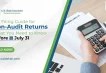 Banner-Tax Filing Guide for Non-Audit Returns What You Need to Know Before July 31