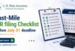 Last-Mile ITR filing Checklist Before July 31 deadline
