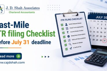 Last-Mile ITR filing Checklist Before July 31 deadline